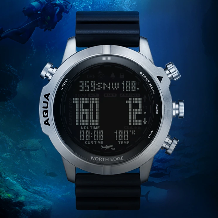 AQUA  men wrist sport dive computer watch 1