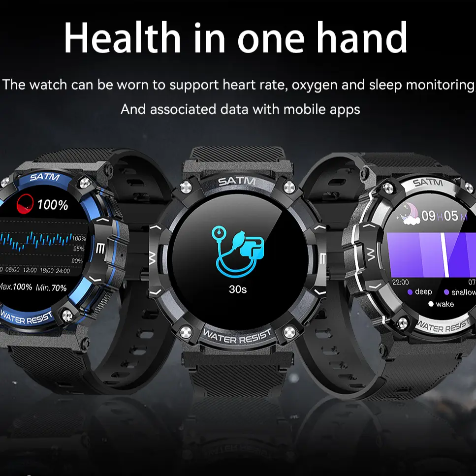 Stay Stylish And Dry With A Men's Waterproof Smart Watch 1
