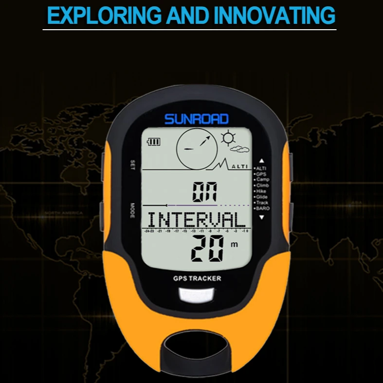 SUNROAD  FR510 GPS Beidou double star positioning Watch Compass Watch altimeter 1