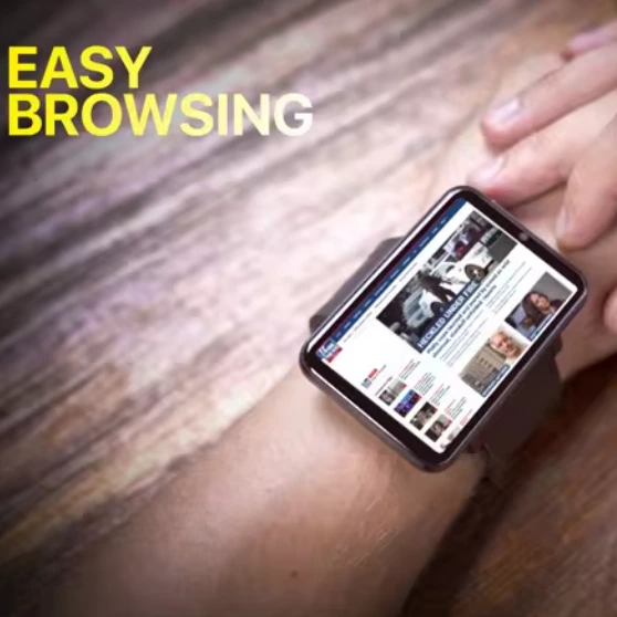 2.86 Inch IPS Touch Screen DM100 4G Smart Watch Android OS with GPS WiFi Camera Call Functions 1