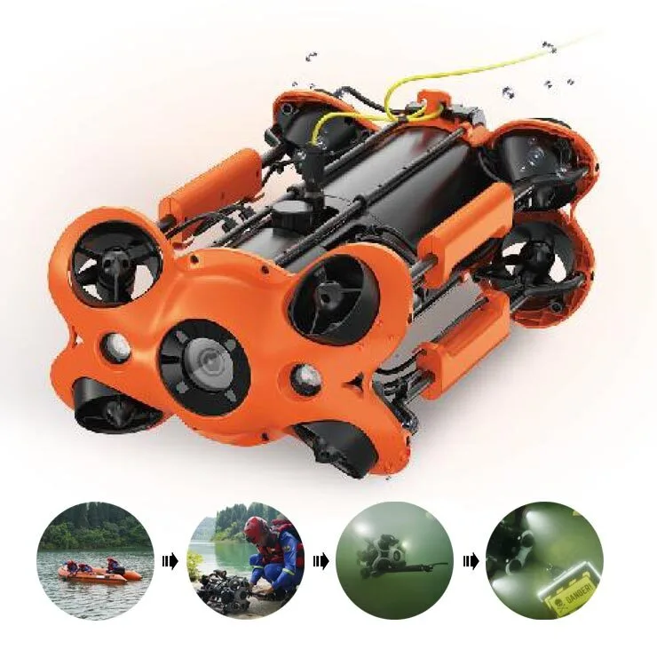 Underwater emergency rescue and salvage unmanned aerial vehicle robot 1