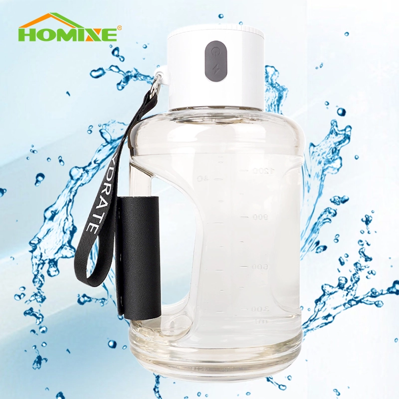 botol air hidrogen sukan luar 1500ml USB Recharge Air hidrogen yang kaya 2000ppb 1