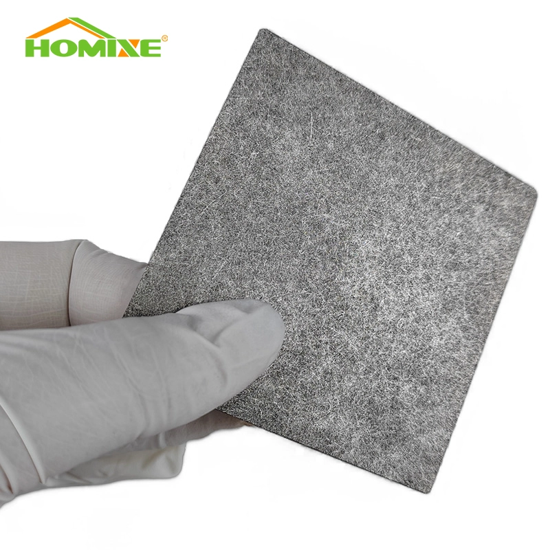 HOMIXE အမှတ်တံဆိပ် အထူ 0.25mm/0.4mm/0.6mm/0.8mm တိုက်တေနီယမ်ဖိုက်ဘာ Felt လောင်စာဆဲလ်အတွက် Ti Fiber Felt 1