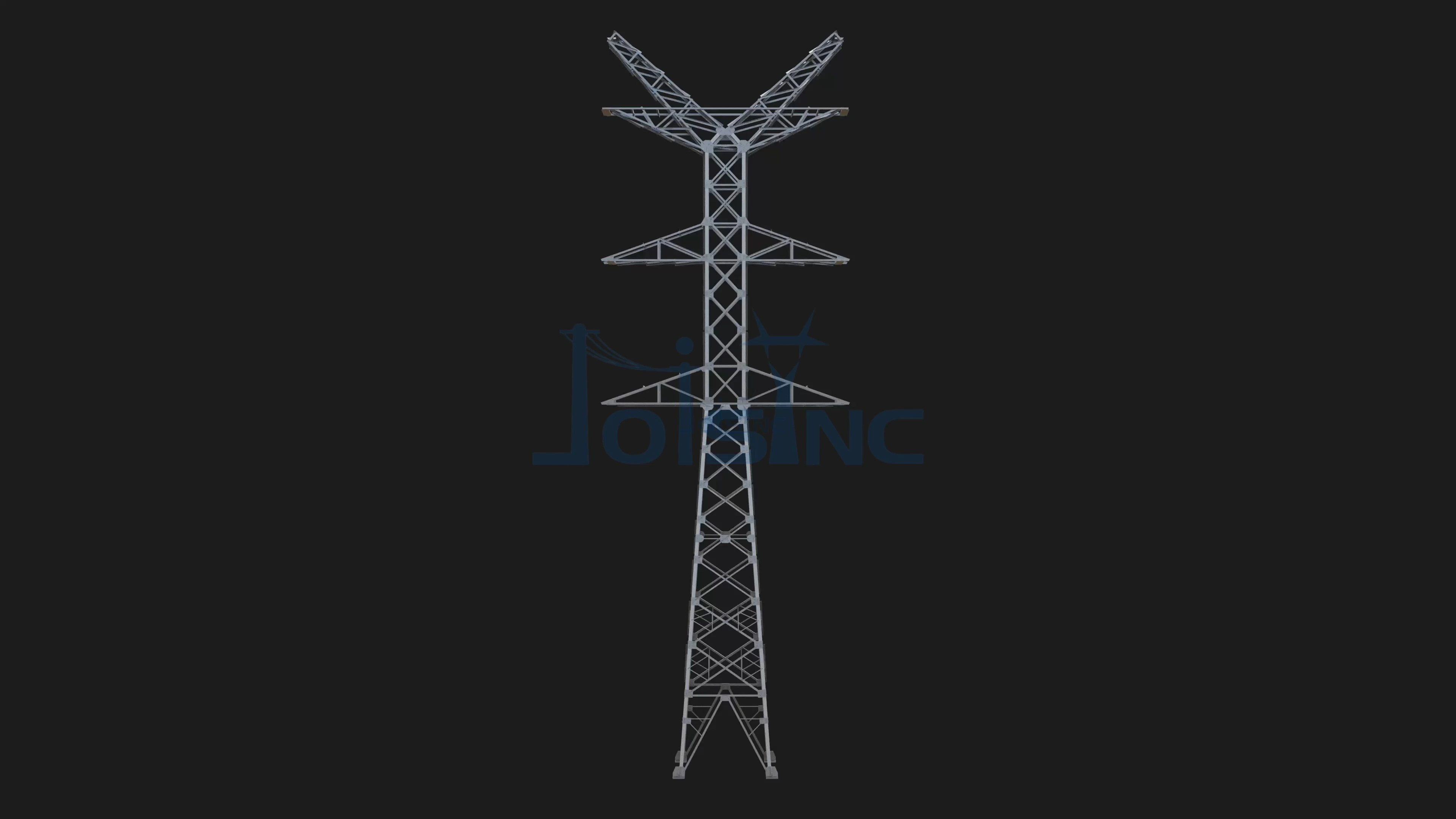 Power Transmission Tower Y-Shaped Angle Steel Structure 35kV–220kV for Overhead Line Support | Zexing 1