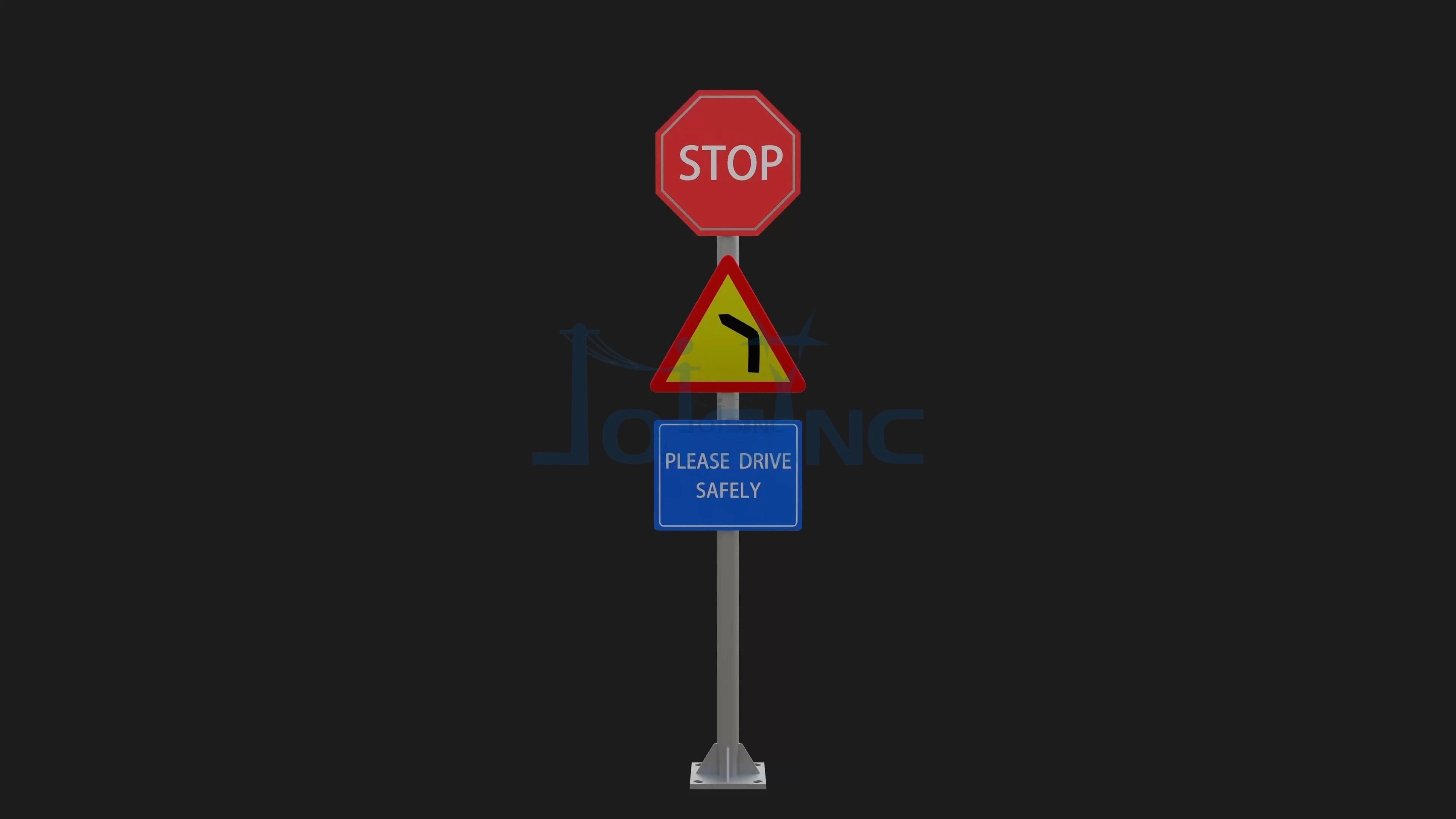 Traffic Sign Posts Durable Innovative Design for Enhanced Road Navigation 1