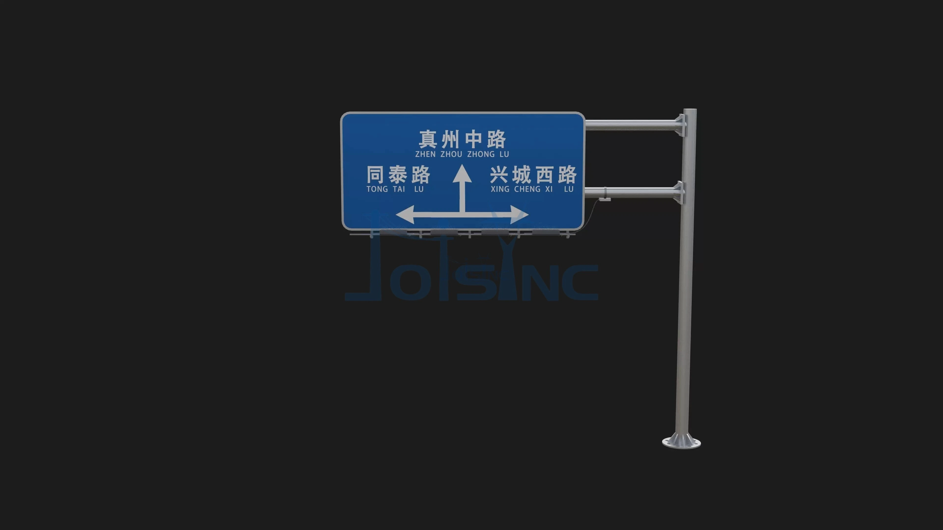 Traffic Road Sign Post Durable Modular Design for Accurate and Long-Lasting Wayfinding | Zexing 1