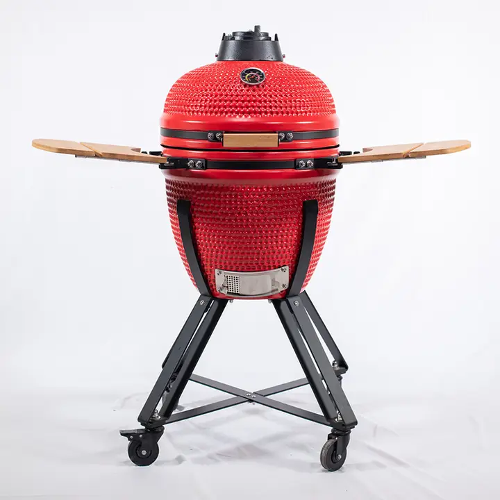 OEM & ODM セラミック エッグ グリル 21 インチ ブルー ファクトリー