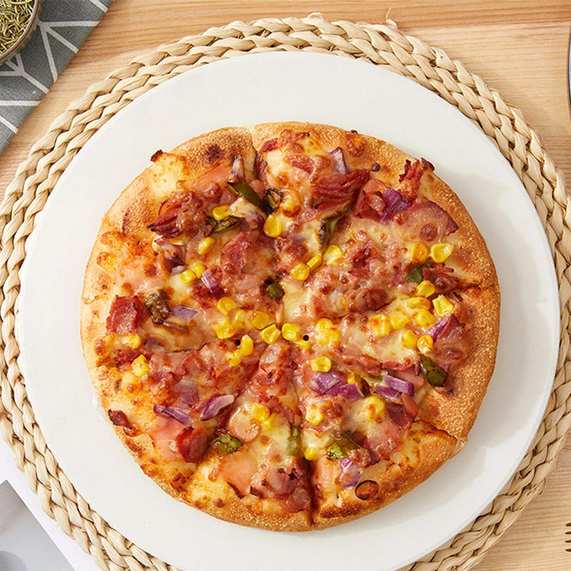 Kulatý bílý keramický kámen na pizzu pro grilování 1