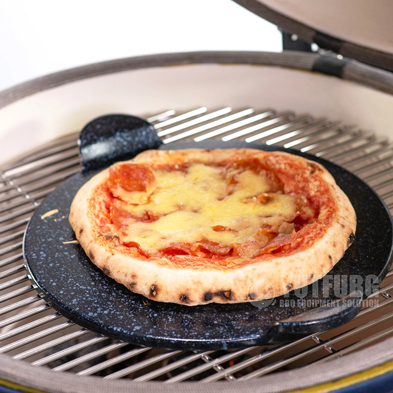 Pietra per pizza rotonda di colore speciale smaltato 1