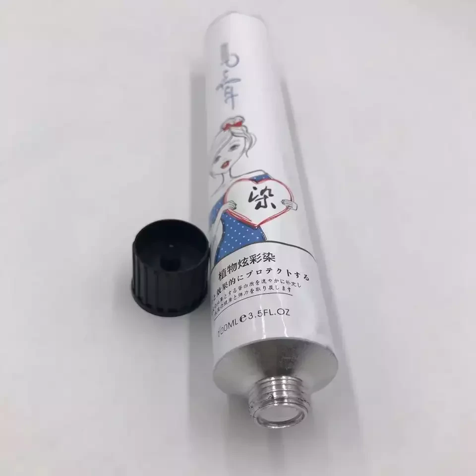 Денеге кам көрүү пакеттөө косметикалык түтүк таңгактоо алюминий сыгып косметикалык түтүк 1
