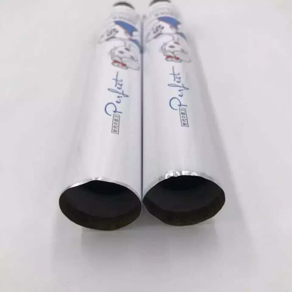 Latestrefillable Toothpaste Tube for Travel for Sale Other Cosmetic Round Shaped 4
