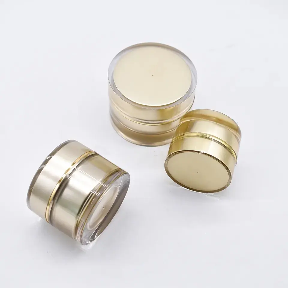 Glass Cosmetic Jars with Lids Factory for HomeRound Shaped 2