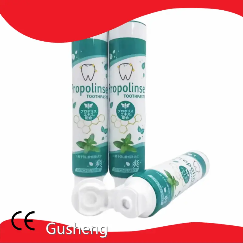 Gusheng Packaging Old Toothpaste Tubes Aluminum Plastic Composite Old Toothpaste Tubeshigh safety 1