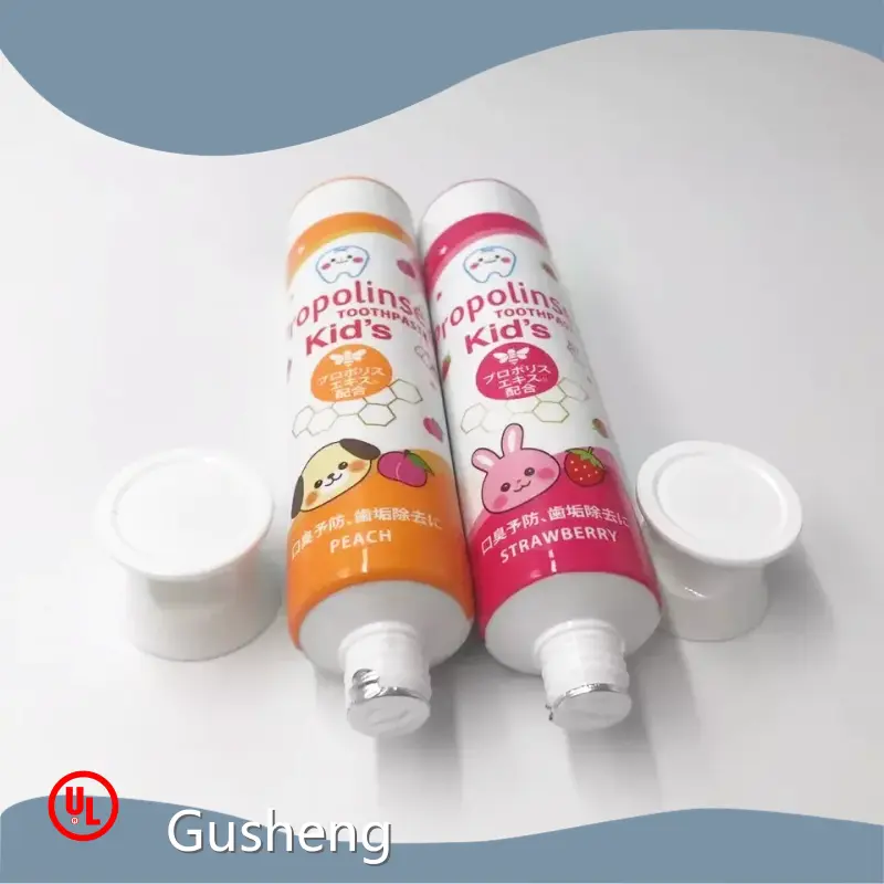 For Marketplace Clear Toothpaste Tube Flip Top by Gusheng Packaging 1