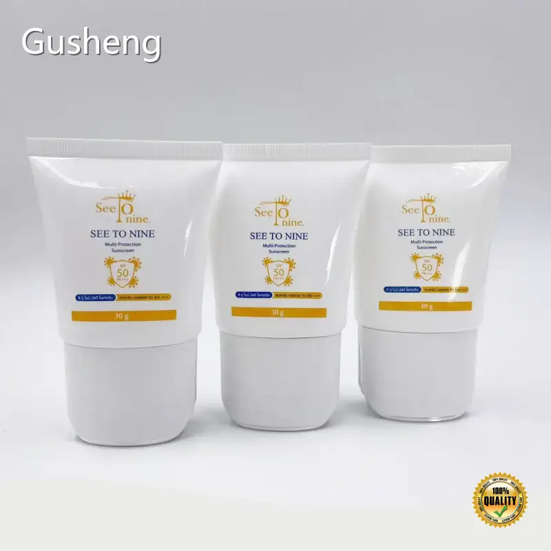 For House Bulk Cosmetic Bottles Sunscreen Tube by Gusheng Packaging 1