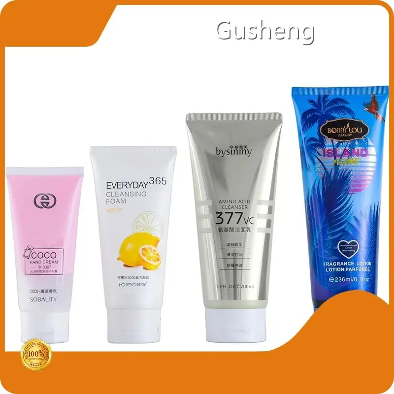 Cosmetic Squeeze Tubes Wholesale Pink by Gusheng Packaging 1