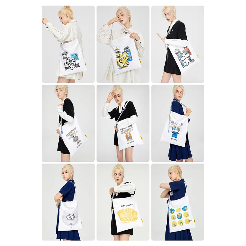 Custom Canvas Pouches White by Honwee 7