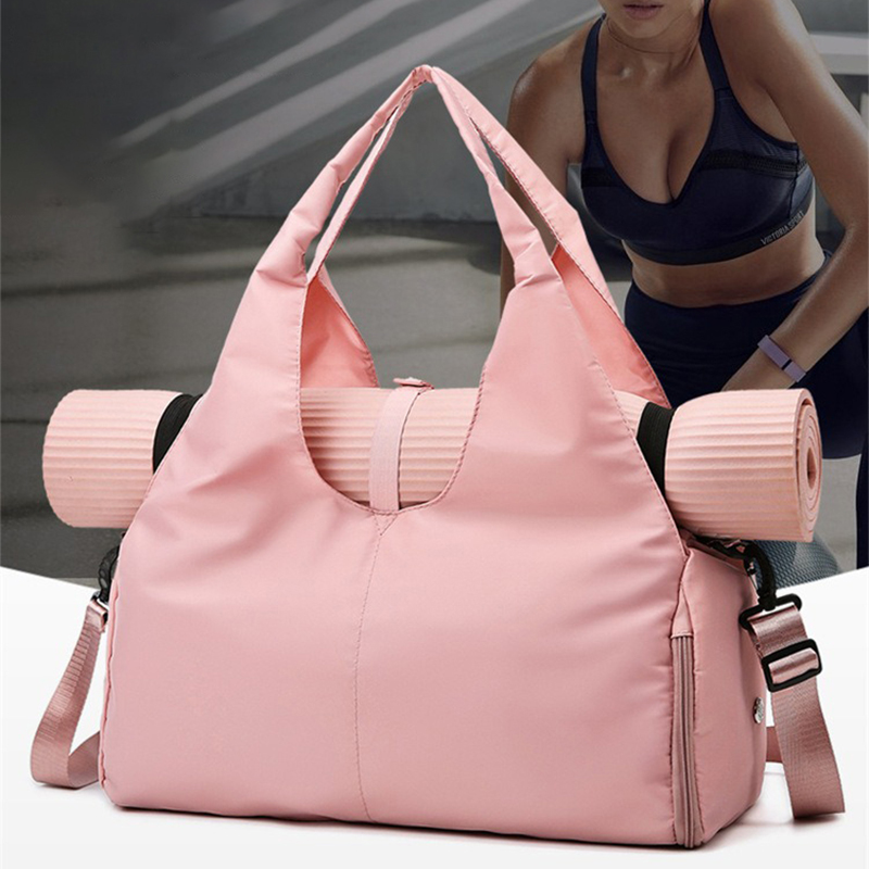 Factory direct sell large capacity yoga bag with shoes pocket and Large Yoga Mat Tote with Yoga Mat 3