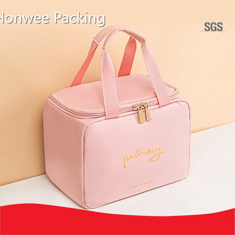 Custom Backpack Manufacturer Pink by Honwee 1