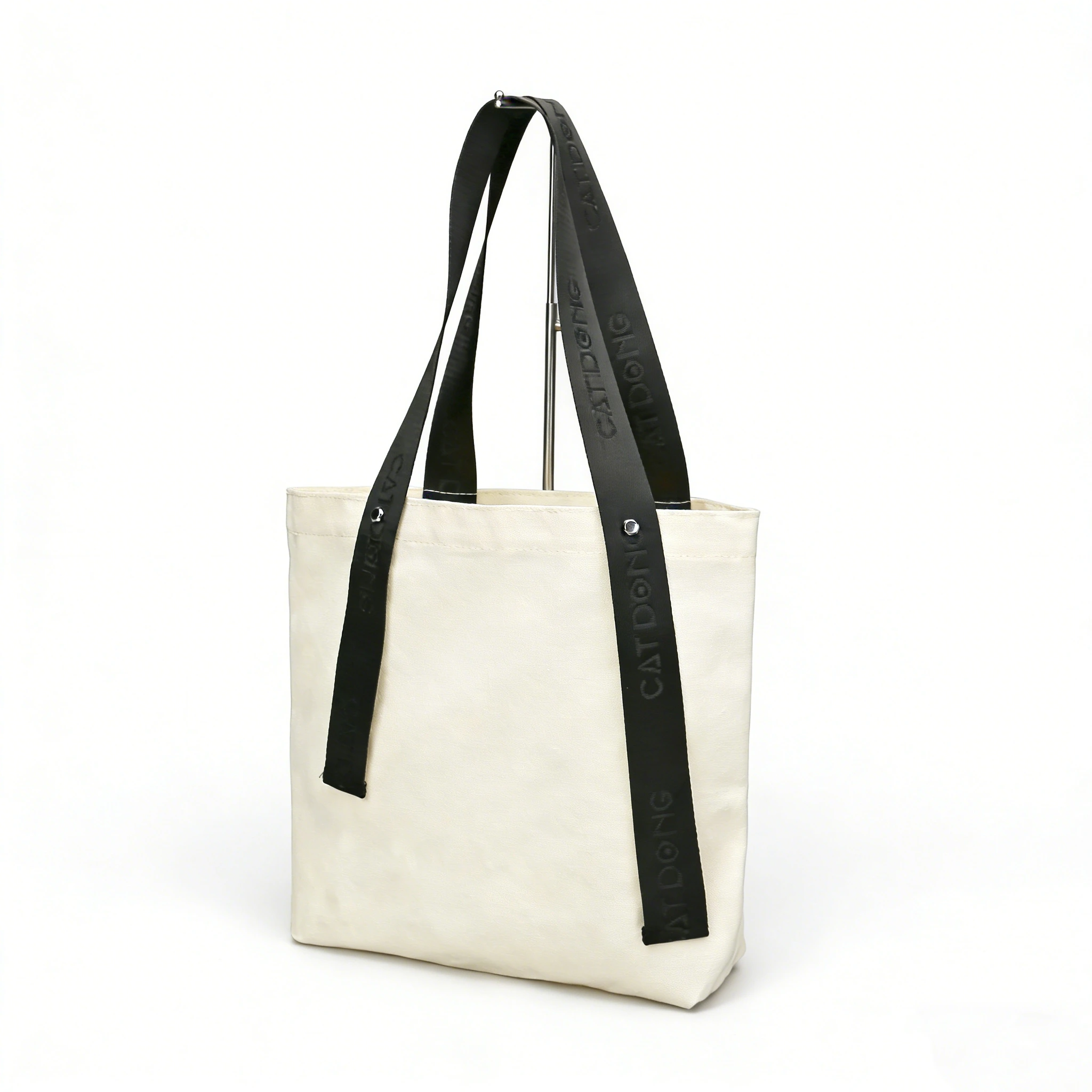 Сумка для покупок из хлопкового холста с цифровой печатью, наносимым логотипом, однотонная, пригодная для вторичной переработки - 1768542211558132 1