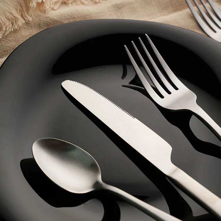 Crystal Houseware Stainless Steel Silverware Set T-0188M-S-L5 Stainless Steel Silverware Setmade in China 5