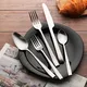 Crystal Houseware Stainless Steel Silverware Set T-0188M-S-L5 Stainless Steel Silverware Setmade in China 4