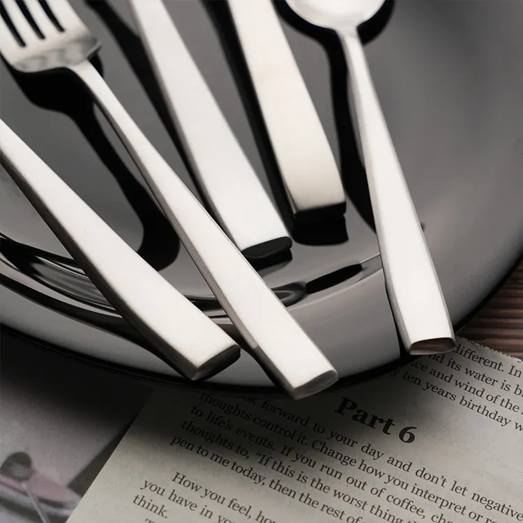 Crystal Houseware Stainless Steel Silverware Set T-0188M-S-L5 Stainless Steel Silverware Setmade in China 6