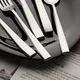 Crystal Houseware Stainless Steel Silverware Set T-0188M-S-L5 Stainless Steel Silverware Setmade in China 6