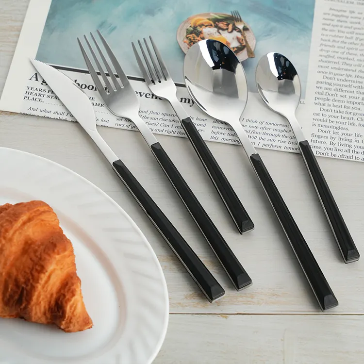Factory Direct Silver Flatware Set for Office 2