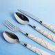 Black Flatware Set T/T Etc Cs01@crystalhouseware.commade in China 3