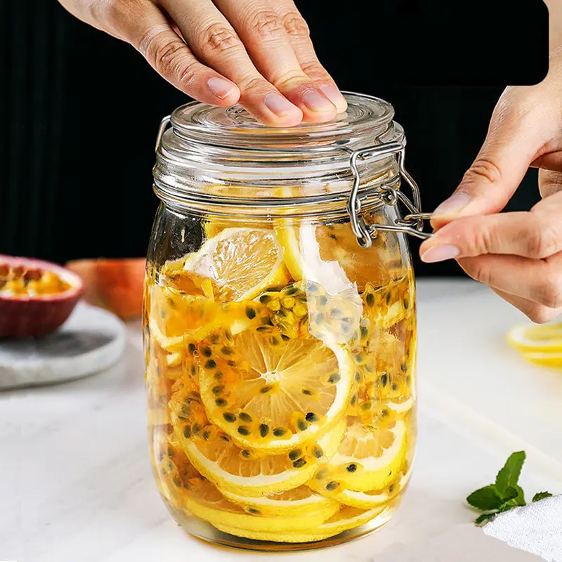 Customizedpantry Jars for Kitchen Soda Lime Glass China 4