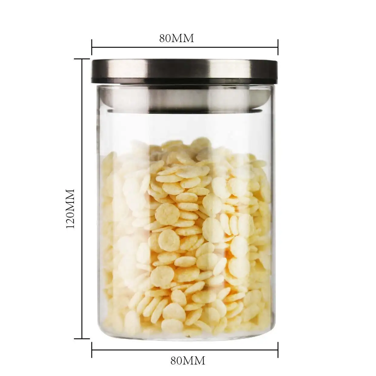 Fine Quality Glass Kitchen Storage Containers with Lids for Hotel 5