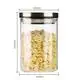 Fine Quality Glass Kitchen Storage Containers with Lids for Hotel 5