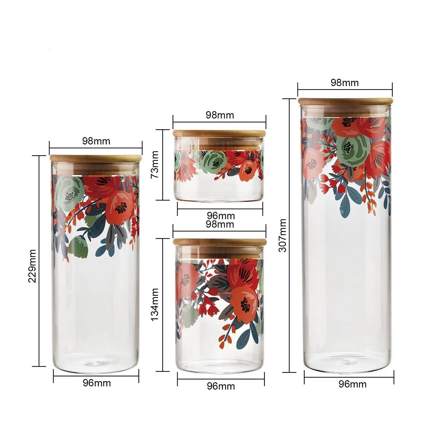 Pyrex Storage Containers for Hotel High Borosilicate Glassfactory 5