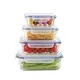 For Office Glass Freezer Containers Transparent by Crystal Houseware 4