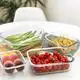 For Office Glass Freezer Containers Transparent by Crystal Houseware 2