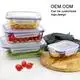 For Office Glass Freezer Containers Transparent by Crystal Houseware 3
