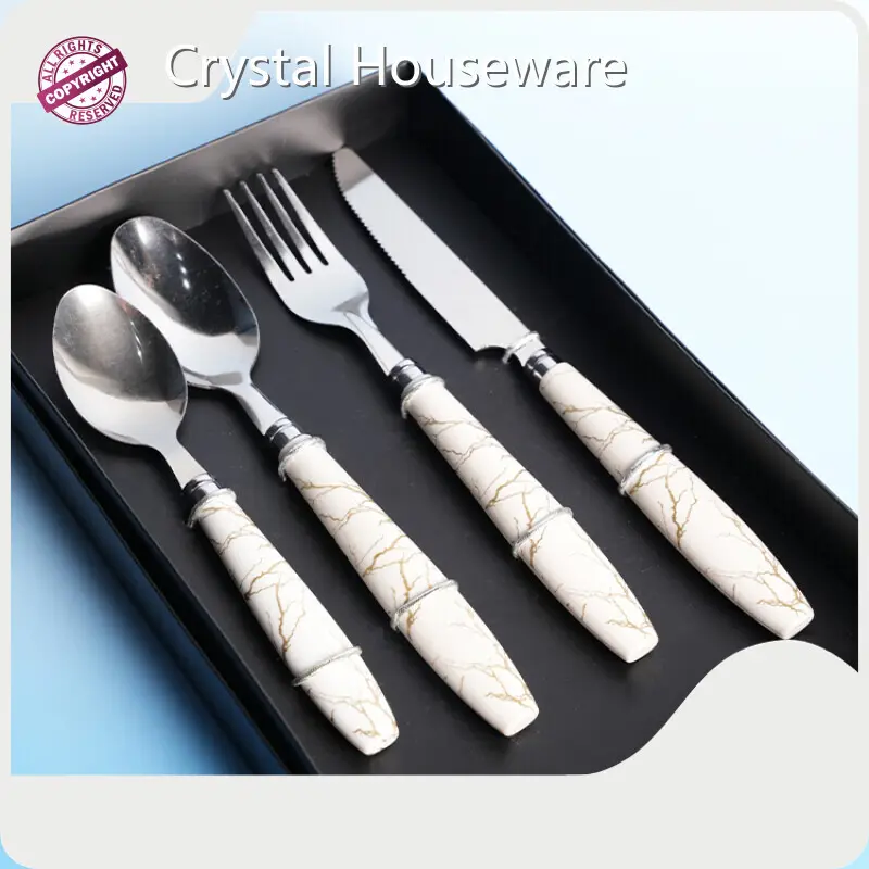 Black Flatware Set T/T Etc Cs01@crystalhouseware.commade in China 1