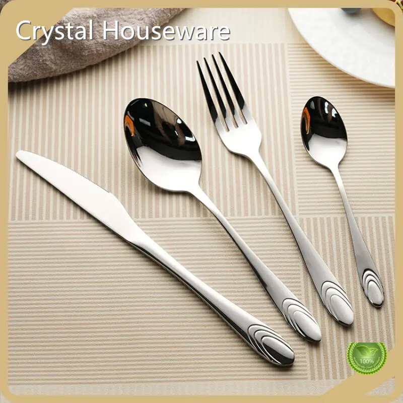 Crystal Houseware Black Flatware T-0453-S-L4 Black Flatwaredirectly Sale 1