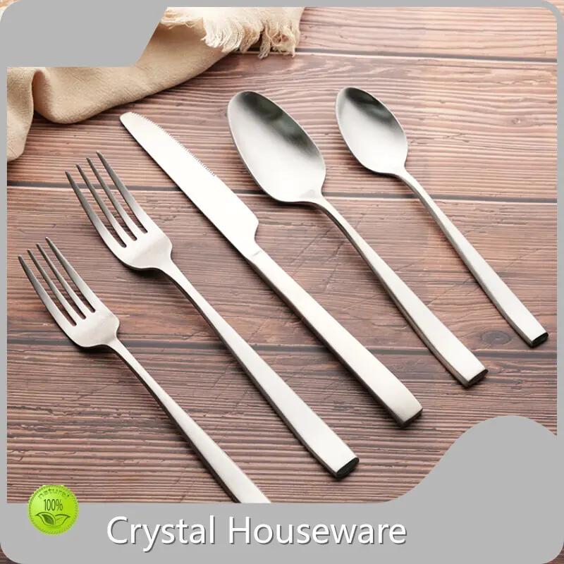 Crystal Houseware Stainless Steel Silverware Set T-0188M-S-L5 Stainless Steel Silverware Setmade in China 1