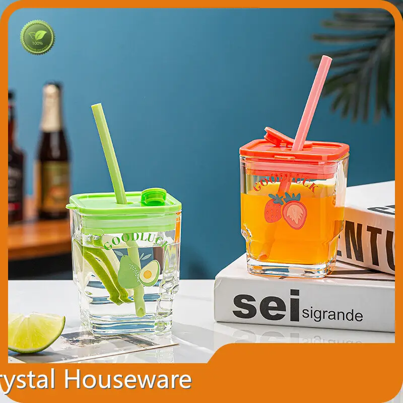 Vintage Water Glasses Soda Lime Glass - for Home Use - Crystal Houseware 1