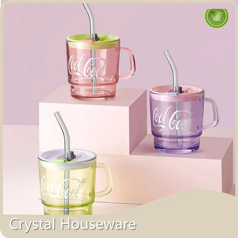 Factory Directdrinking Glass with Lid for Hotel Cs01@crystalhouseware.com Carton 1