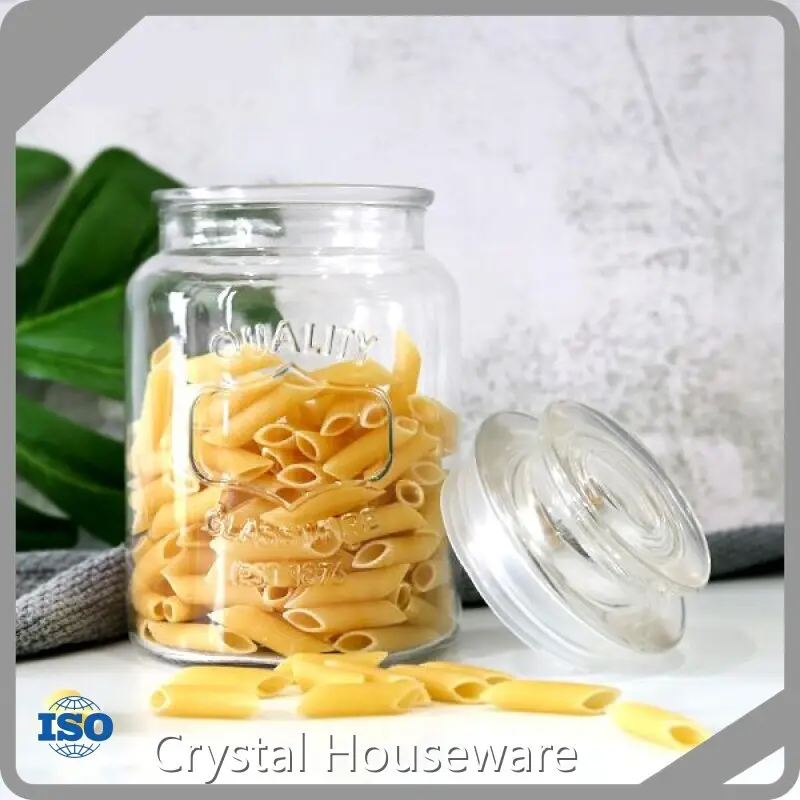 Glass Canisters From China for Home UseSoda Lime Glass 1