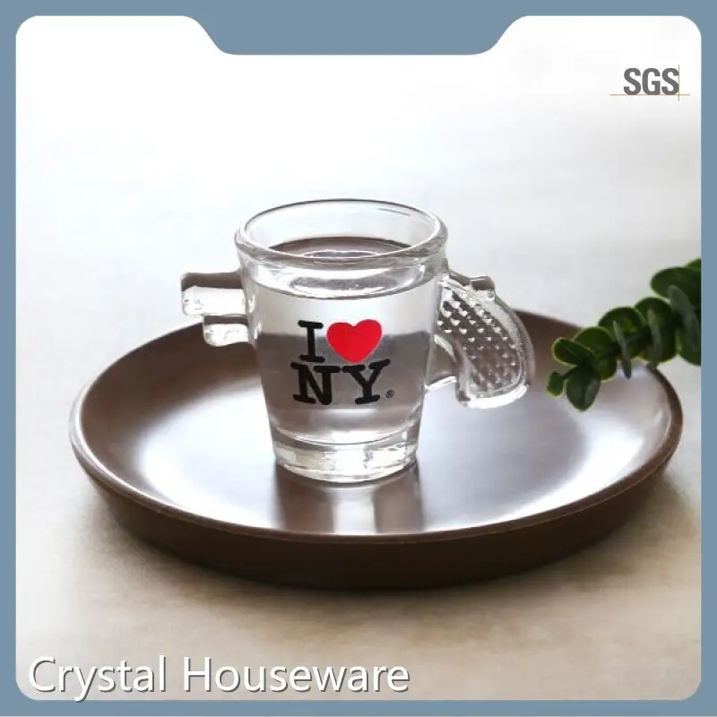 For Office Crystal Shot Glasses 5*3.5*5.8CM by Crystal Houseware 1