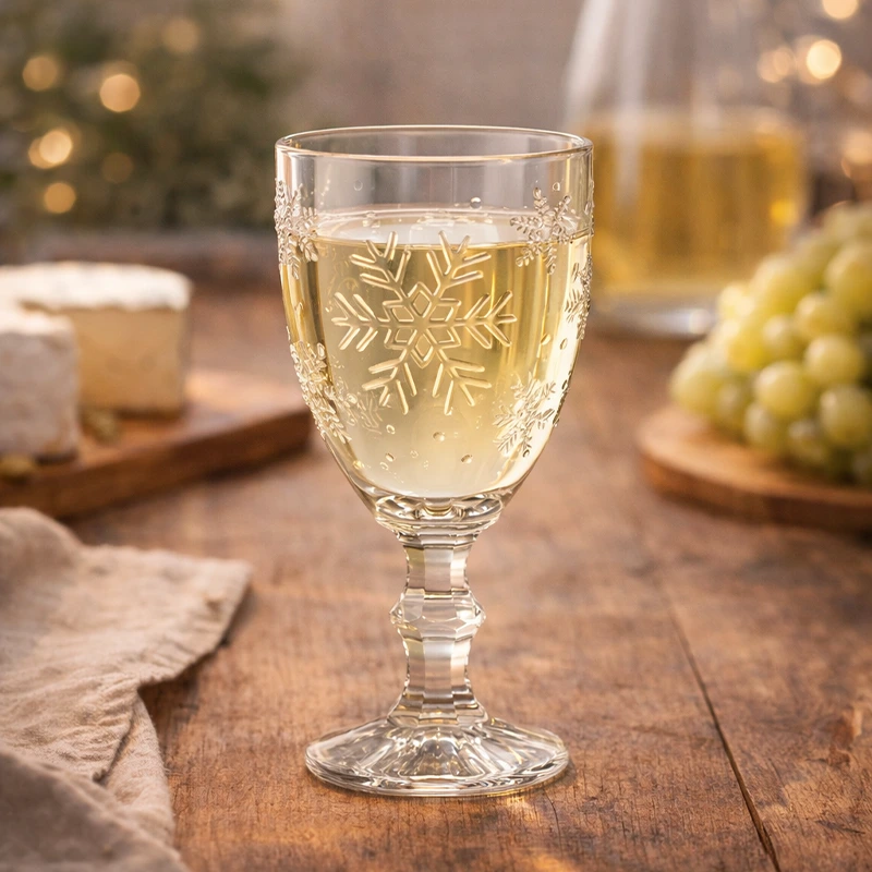 كأس نبيذ سنو فلاور سعة 320 مل 1