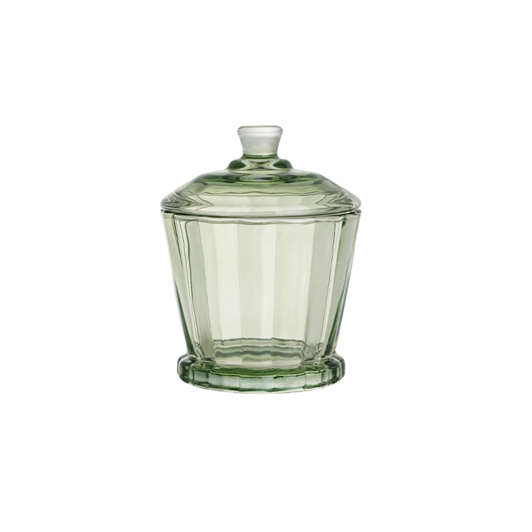 Mini tarro de caramelos verde de 190 ml con tapa 1