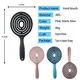 Tophair Brush Manufacturer 1pcs/opp Bag Package Or Custom Package Plastic 3