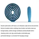 Tophair Brush Manufacturer 1pcs/opp Bag Package Or Custom Package Plastic 5