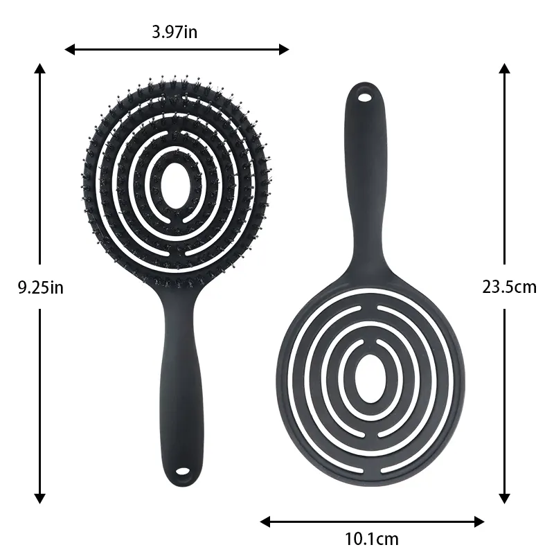 Tophair Brush Manufacturer 1pcs/opp Bag Package Or Custom Package Plastic 2