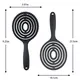 Tophair Brush Manufacturer 1pcs/opp Bag Package Or Custom Package Plastic 2